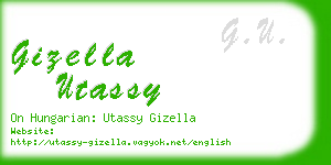 gizella utassy business card